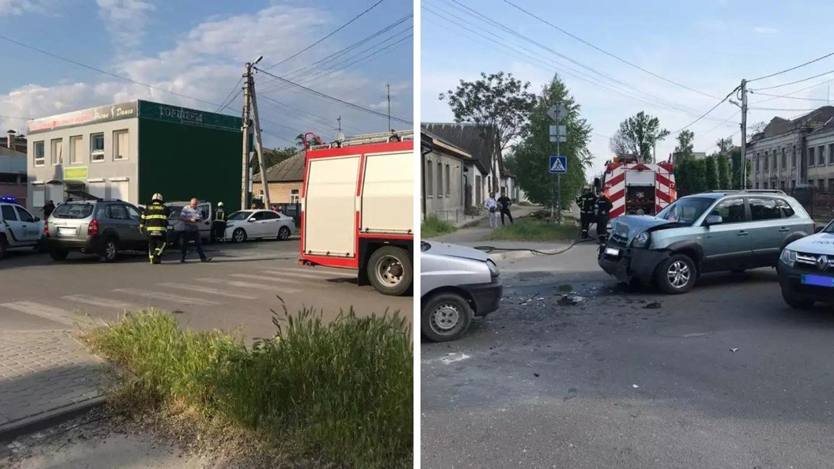 У Павлограді зіштовхнулись три машини: постраждали двоє дорослих та двоє дітей