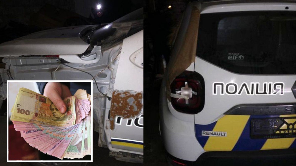 Полицейский из Днепропетровской области украл 100 тысяч гривен на ремонте служебной машины