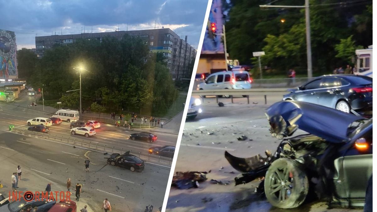 Аварія за участі 5 автівок на Перемозі у Дніпрі: поліція повідомила подробиці