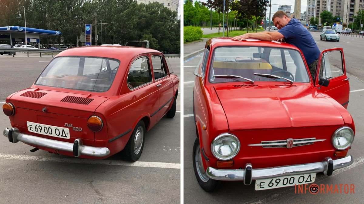 В днепровском музее "Машины Времени" появился винтажный Fiat-850 1970 года