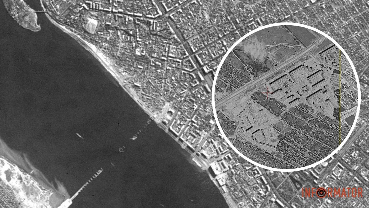 Як виглядав Дніпро 60 та 40 років тому: дані з супутникових знімків