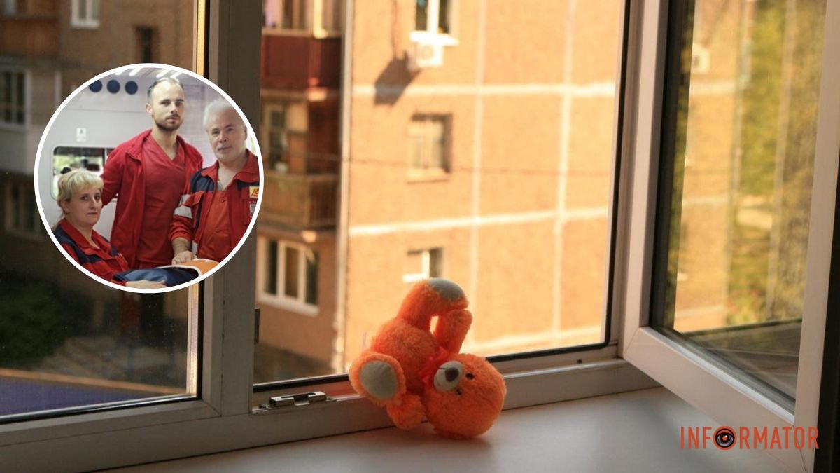 У Кривому Розі 11-місячна дівчинка випала з вікна: що відомо