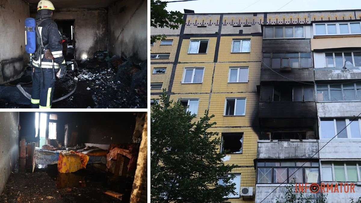 Існувала загроза поширення вогню: у Дніпрі на Янтарній палала квартира у багатоповерхівці