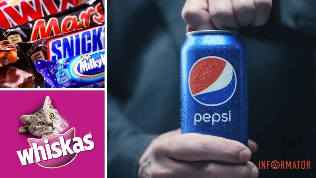 Производители Sandora, Pepsi, Twix и Whiskas объявлены спонсорами войны в Украине