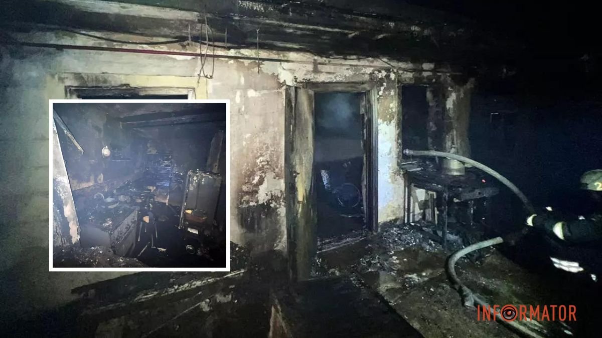 У Дніпрі на Криворізькому Шосе під час гасіння пожежі у будівлі знайшли тіло чоловіка