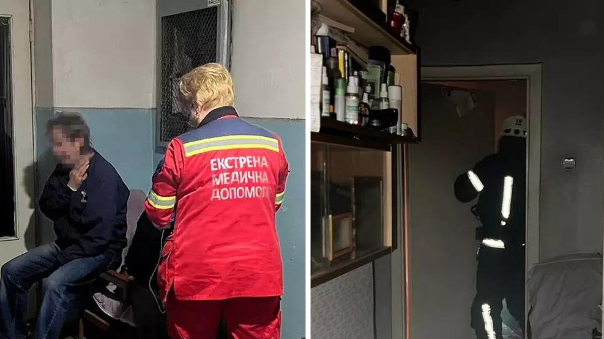 В Днепре в переулке Джинчарадзе горела квартира: пострадали два человека