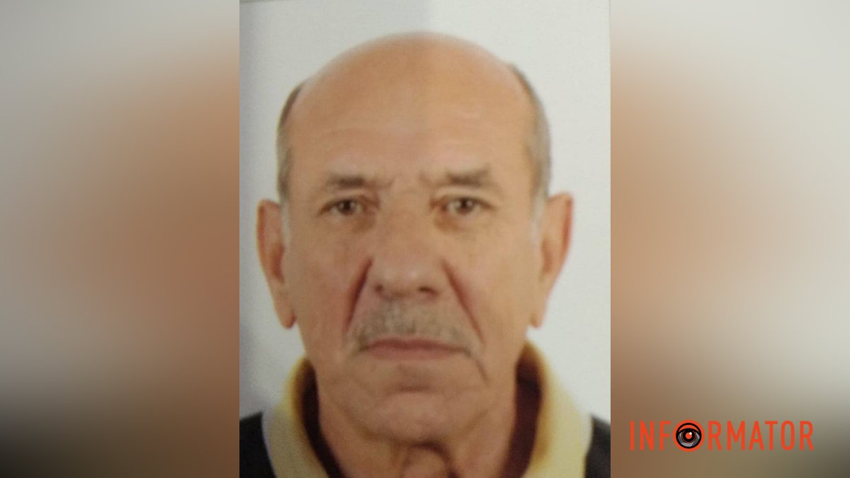 Зниклого у Дніпрі 74-річного чоловіка знайшли за 50 кілометрів від міста