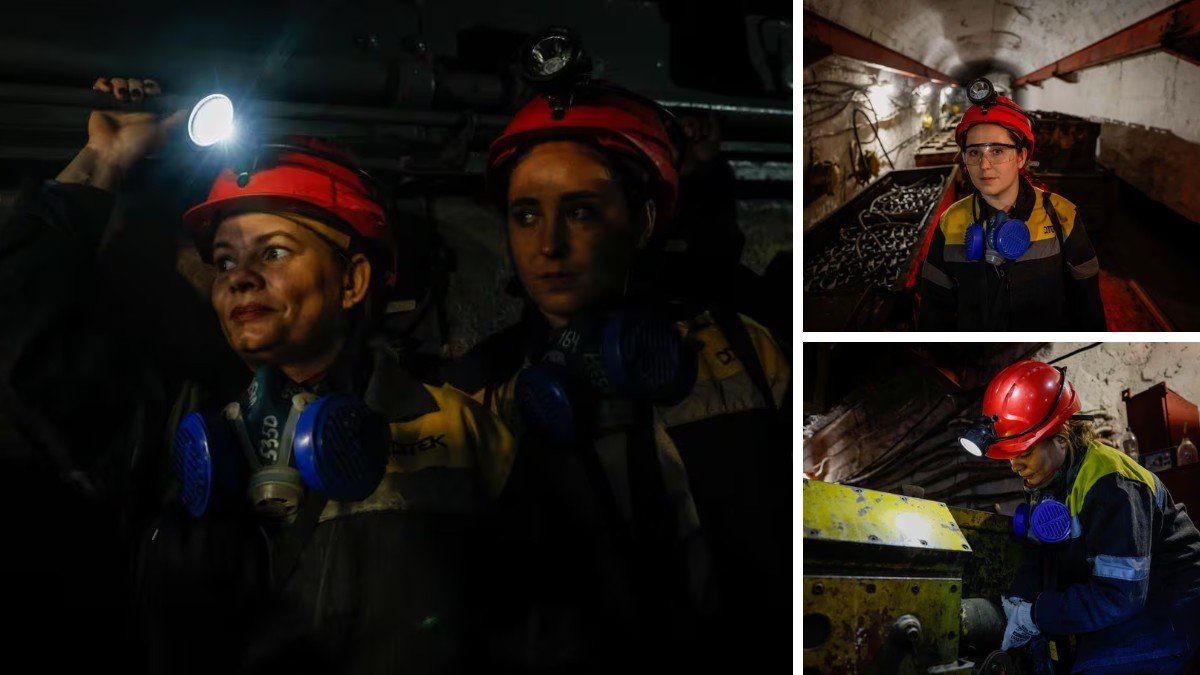 В Днепропетровской области женщины работают на шахте под землей из-за нехватки работников