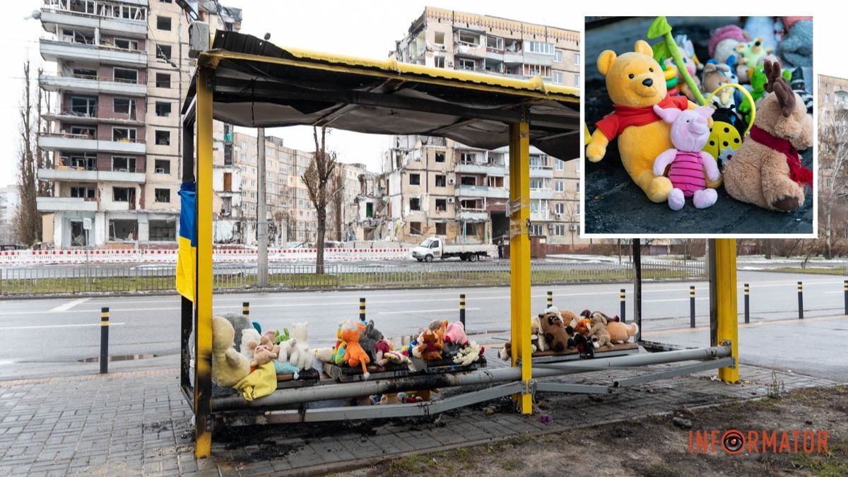 Український стяг та безліч дитячих іграшок: у Дніпрі на Перемозі люди відновлюють “народний меморіал”