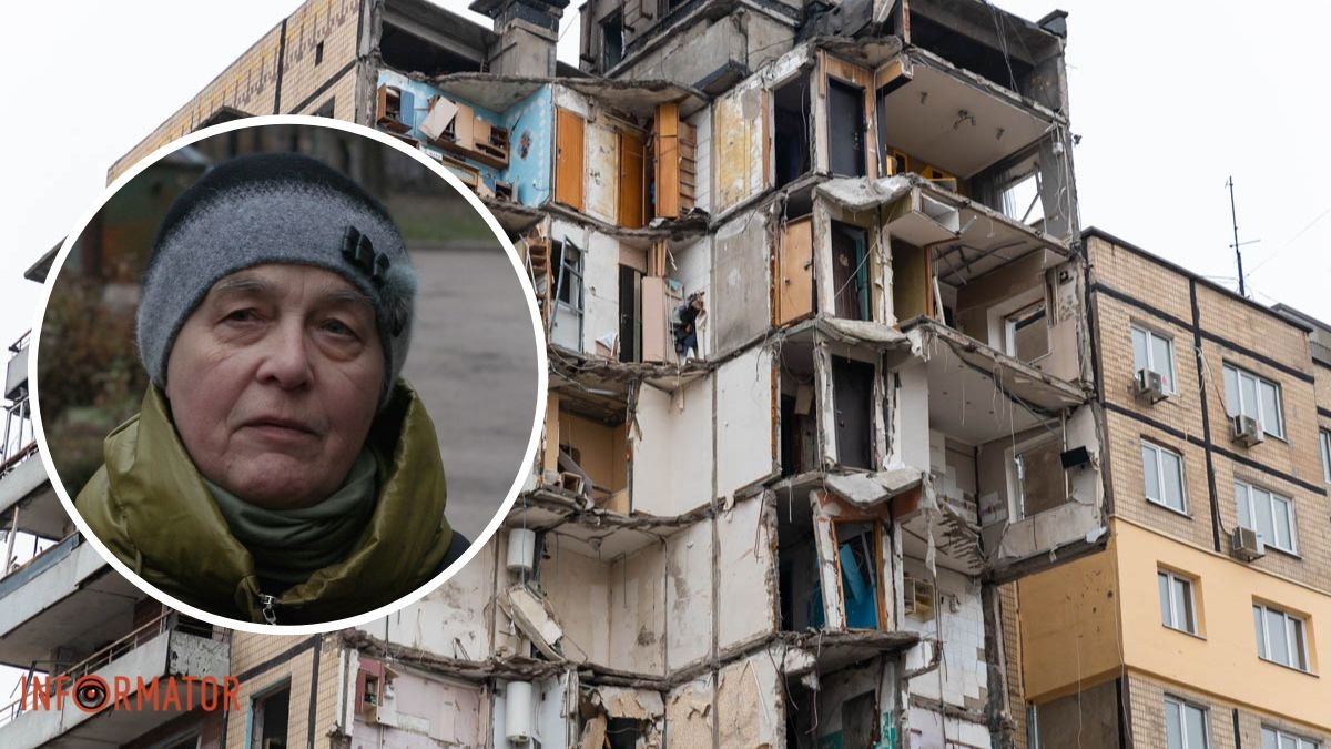«Я до сих пор слышу крики "помогите"», — жительница разрушенного дома на Победе в Днепре