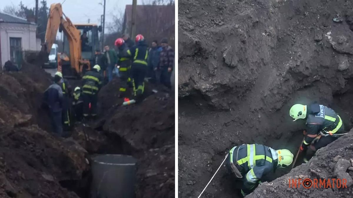 "Похований живцем": у Павлограді під час робіт у ямі чоловіка засипало землею