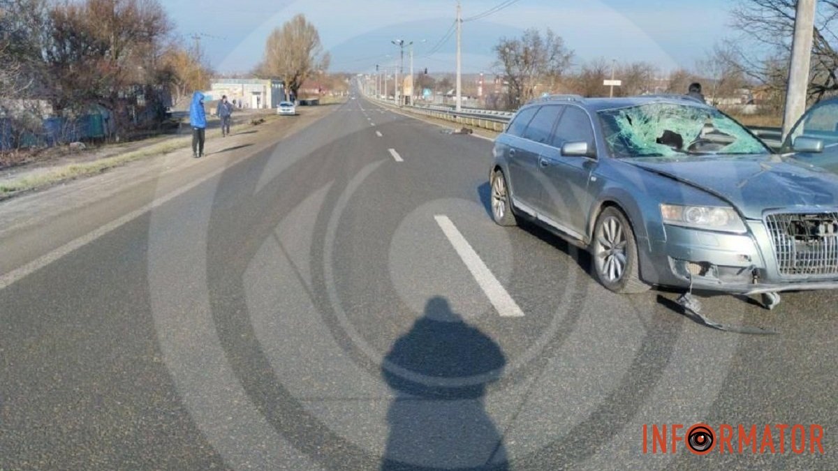 На трасі Дніпро-Запоріжжя Audi на смерть збив чоловіка на пішохідному переході