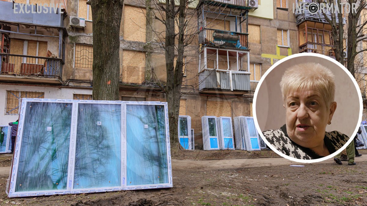 «Я ненавиджу цих росіян в десятому коліні»: у Дніпрі у будинку, який постраждав від ракетної атаки 29 грудня, замінюють вікна