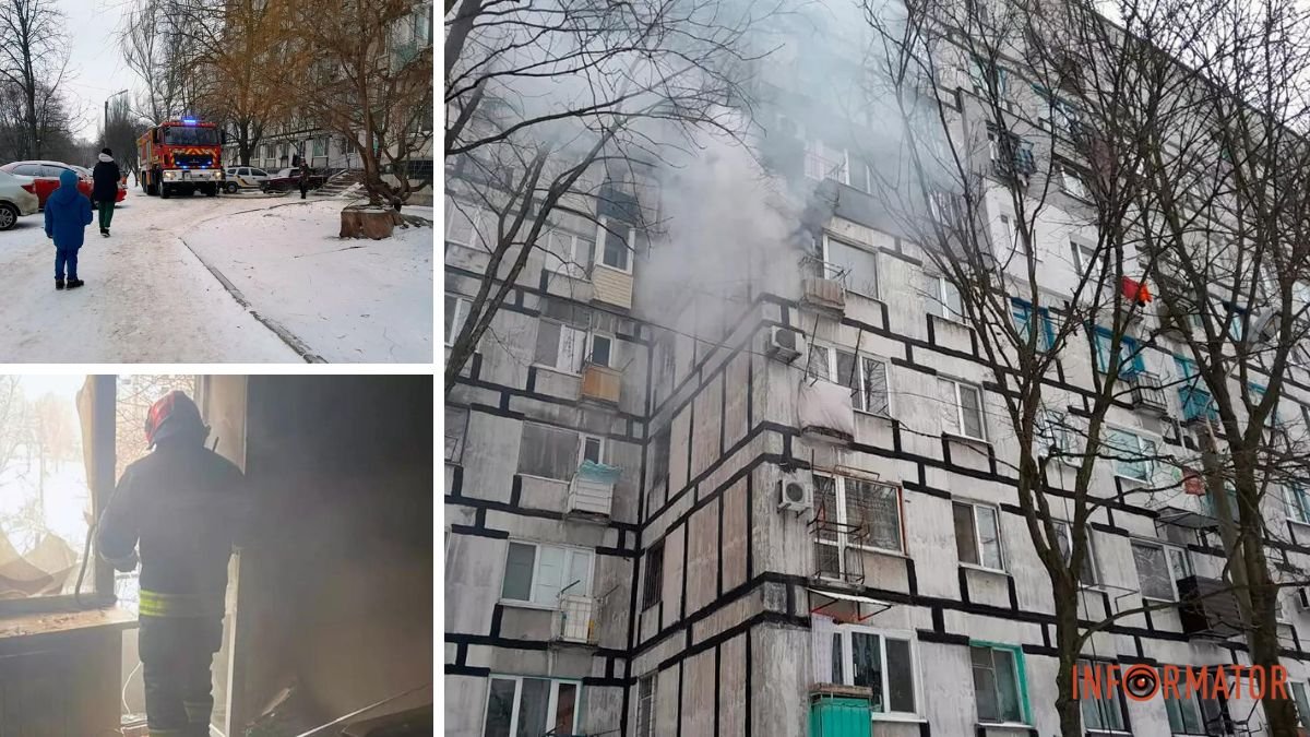 В Днепре на Нечая пылала квартира на пятом этаже многоэтажки: погиб мужчина
