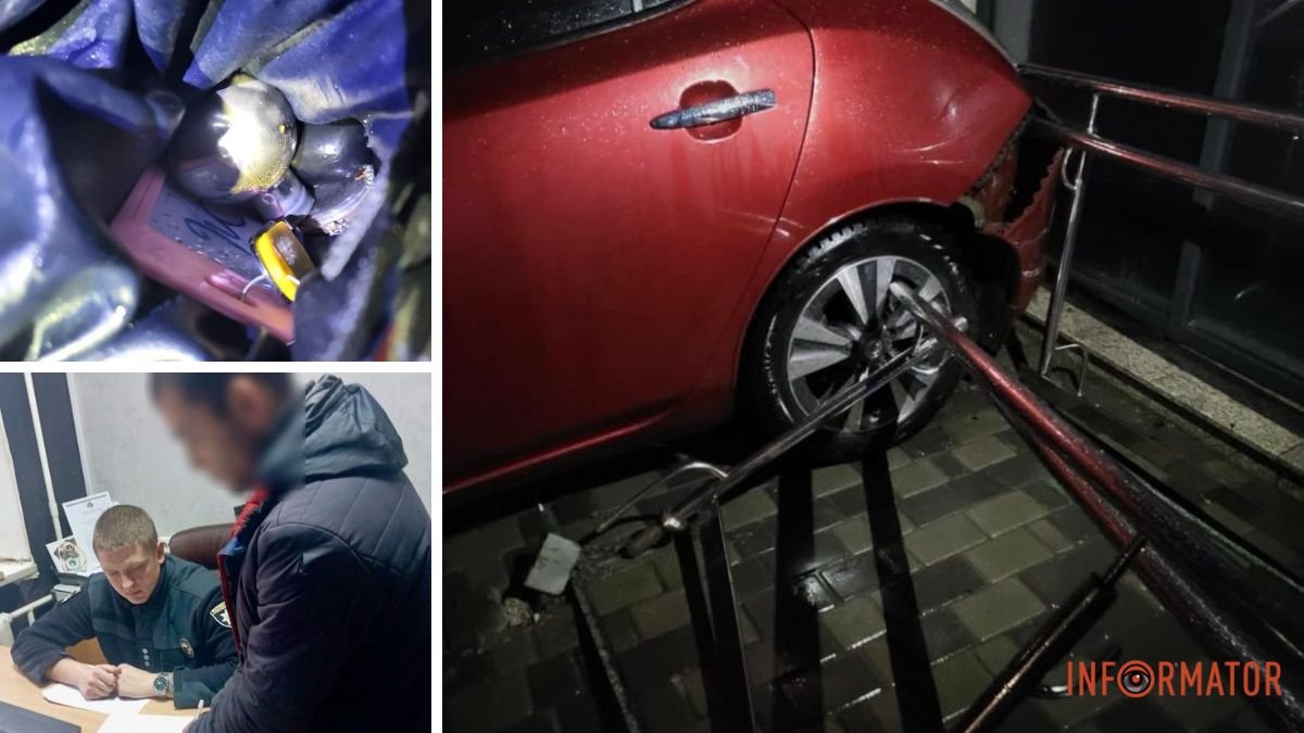 Миттєва карма: у Дніпрі біля бізнес-центру Fabrika чоловік побив водія, викрав Nissan та потрапив на ньому в ДТП
