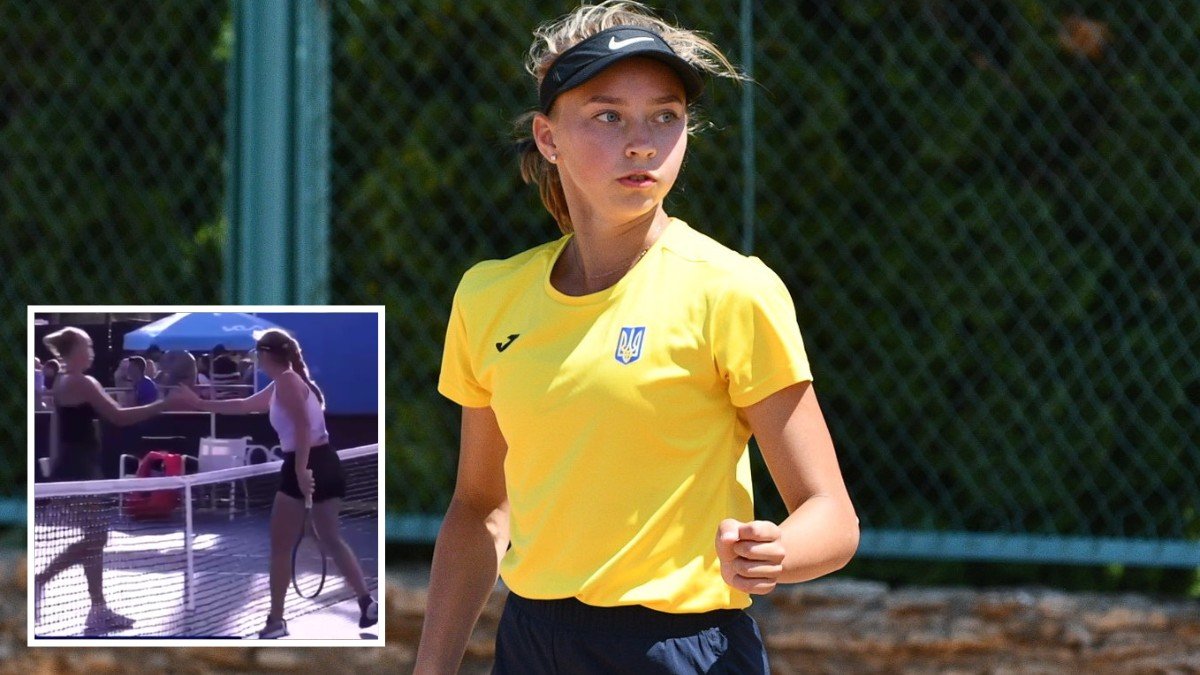 16-річна тенісистка з Дніпра на чемпіонаті в Австралії потиснула руку суперниці з рф