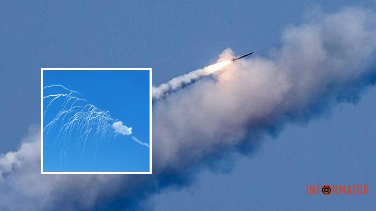 Сили ППО “приземлили” над Дніпровським районом 2 російські ракети Х-59: уламки впали на підприємство, є постраждалий