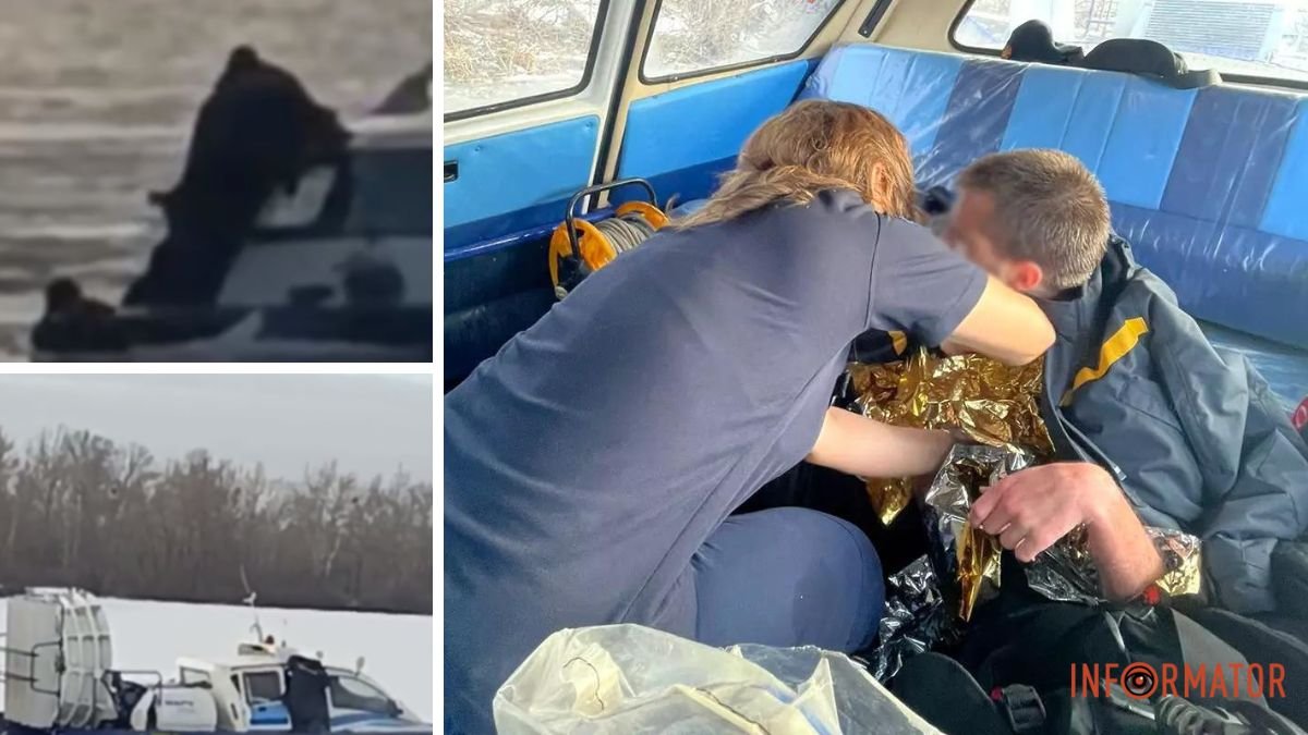 В Днепре на Ломовском 22-летний мужчина провалился под лед: подробности