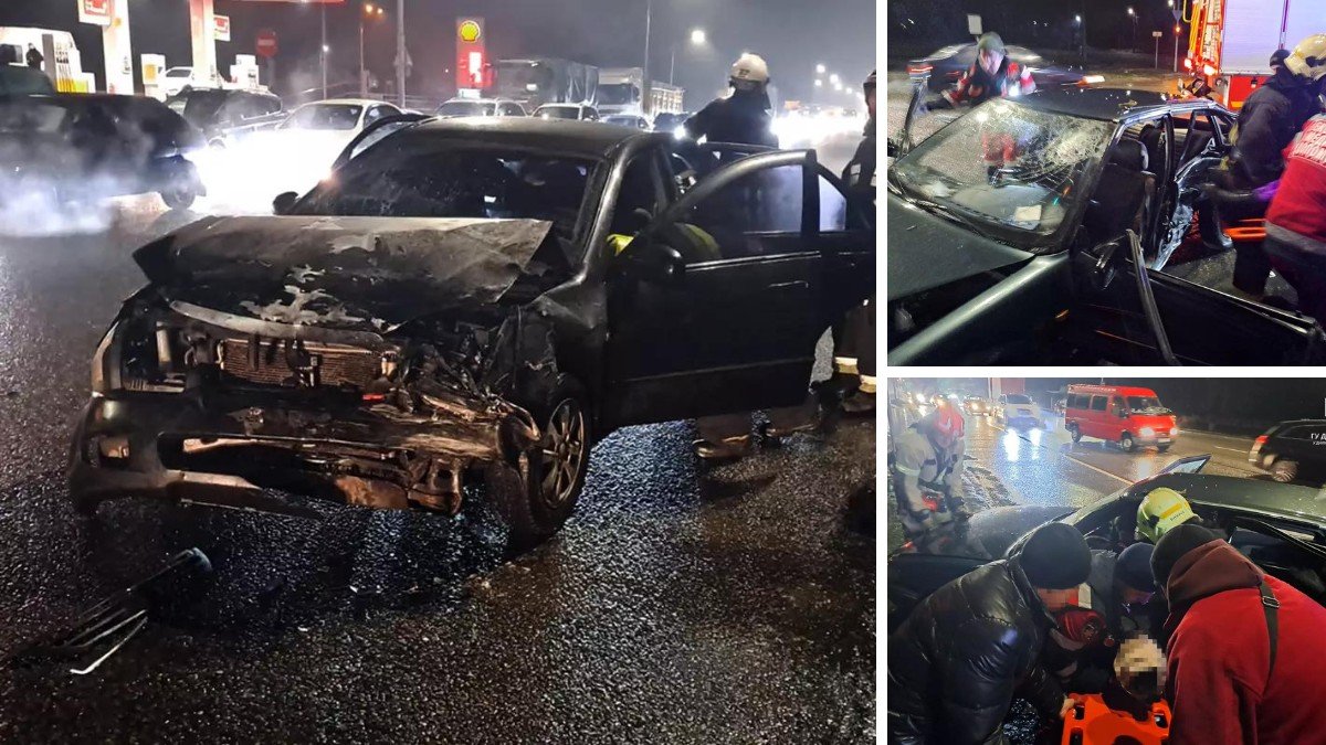 У Павлограді зіштовхнулись Toyota та Kia: 21-річну дівчину з салону діставали рятувальники