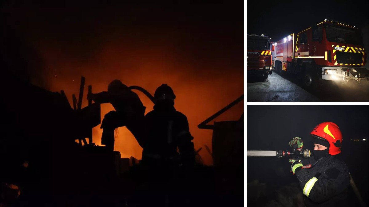 Пожар на площади 400 квадратных метров: в Днепре на Кротова горели складские помещения