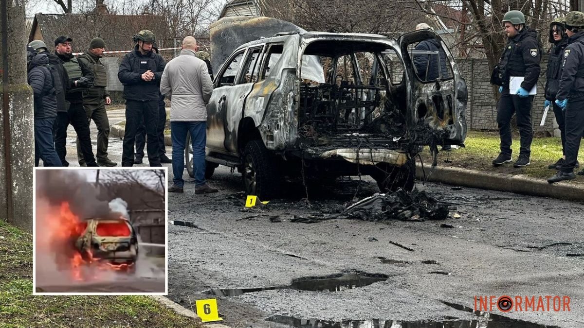 В Никополе расстреляли автомобиль заместителя городского главы: мужчина скончался на месте