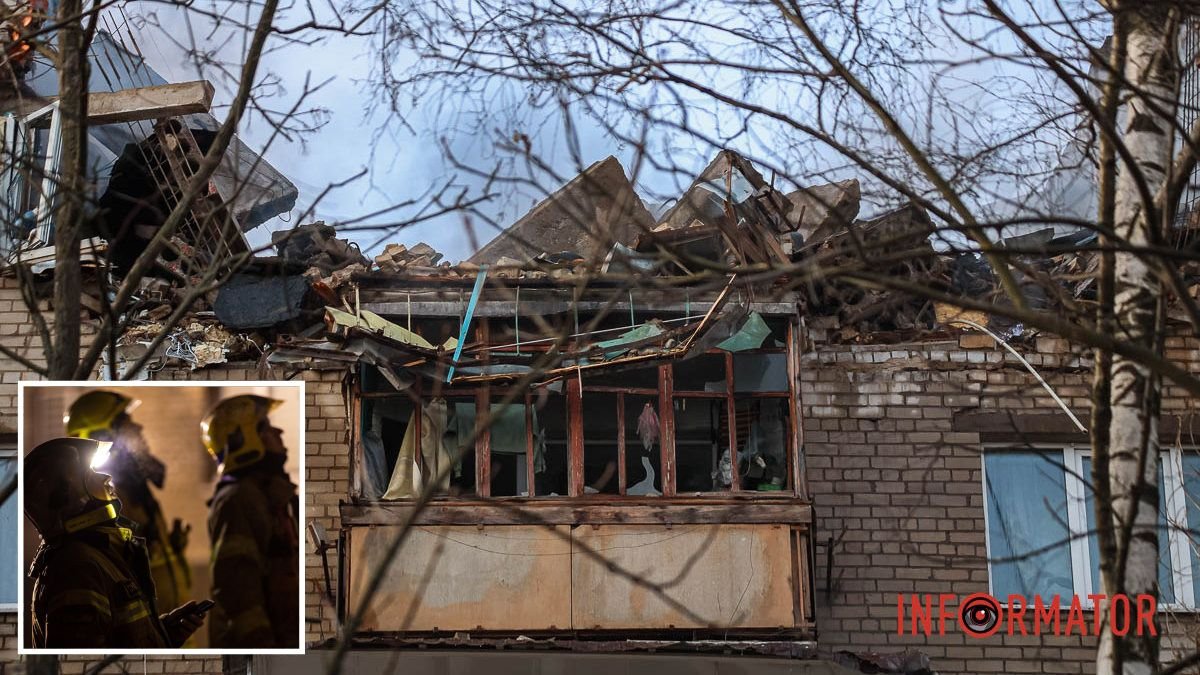 Трагическая ночь: в Днепре между 8 и 9 этажами разрушенного дома нашли тело женщины