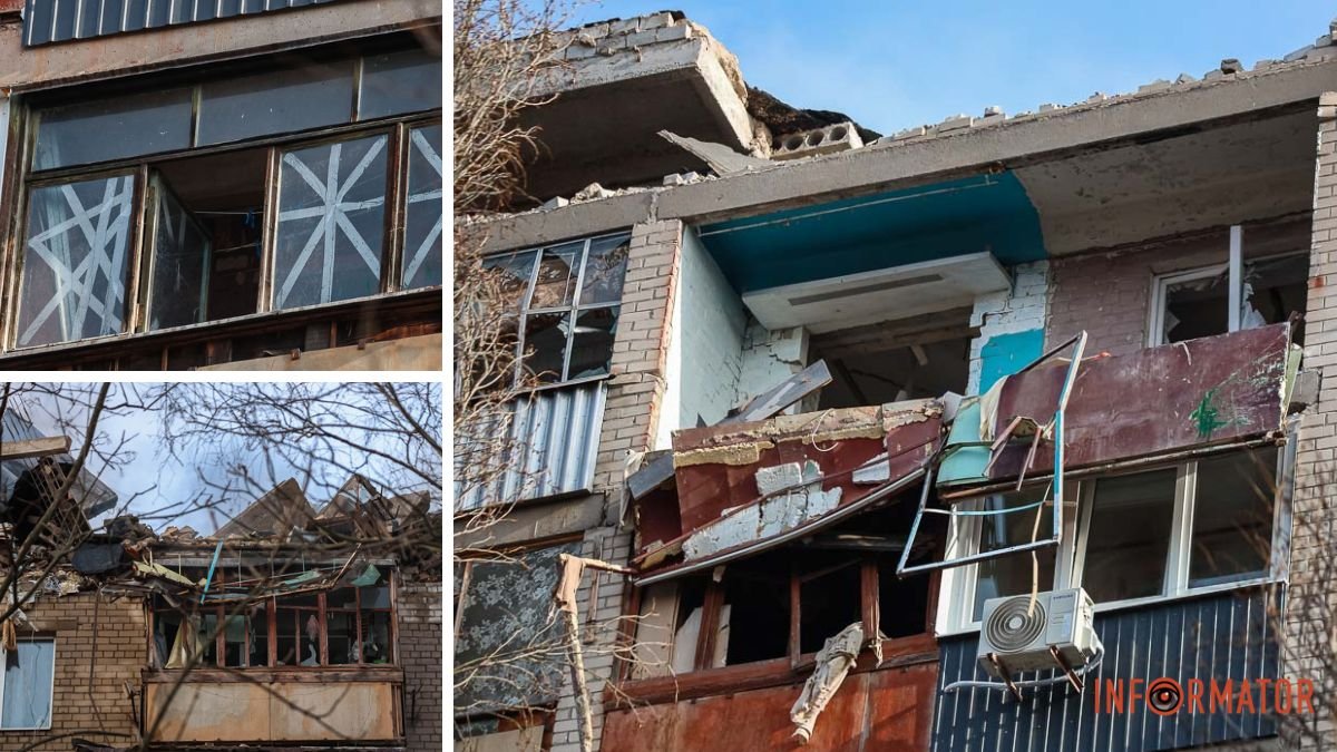 “Аварийное состояние с вероятностью обрушения плит”: какие разрушения зафиксировали в доме, куда попал “Шахед” в Днепре