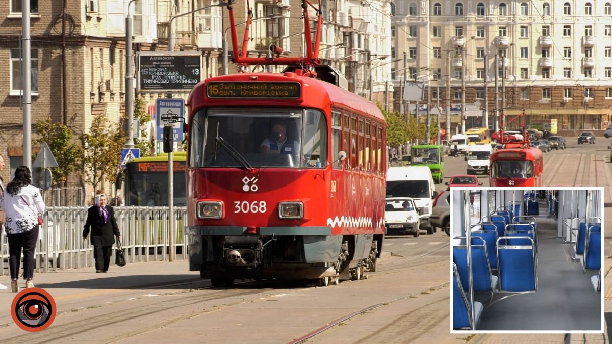 У Дніпрі 2 березня відбудуться зміни в роботі трамваїв №15