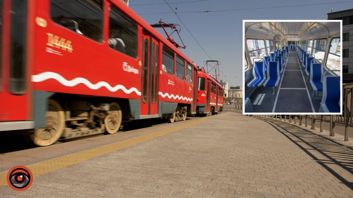 В Днепре 7 марта два трамвайных маршрута завершат работу раньше