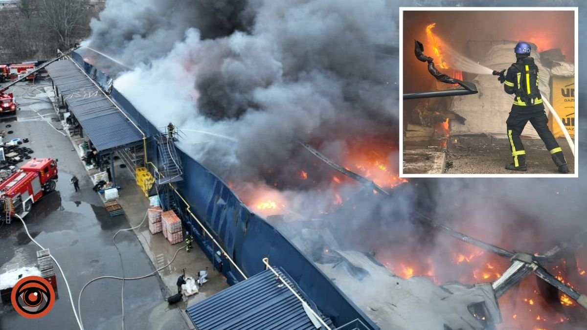 Пламя укрощали более 5 часов: пожар в "Эпицентре" в Никополе потушили
