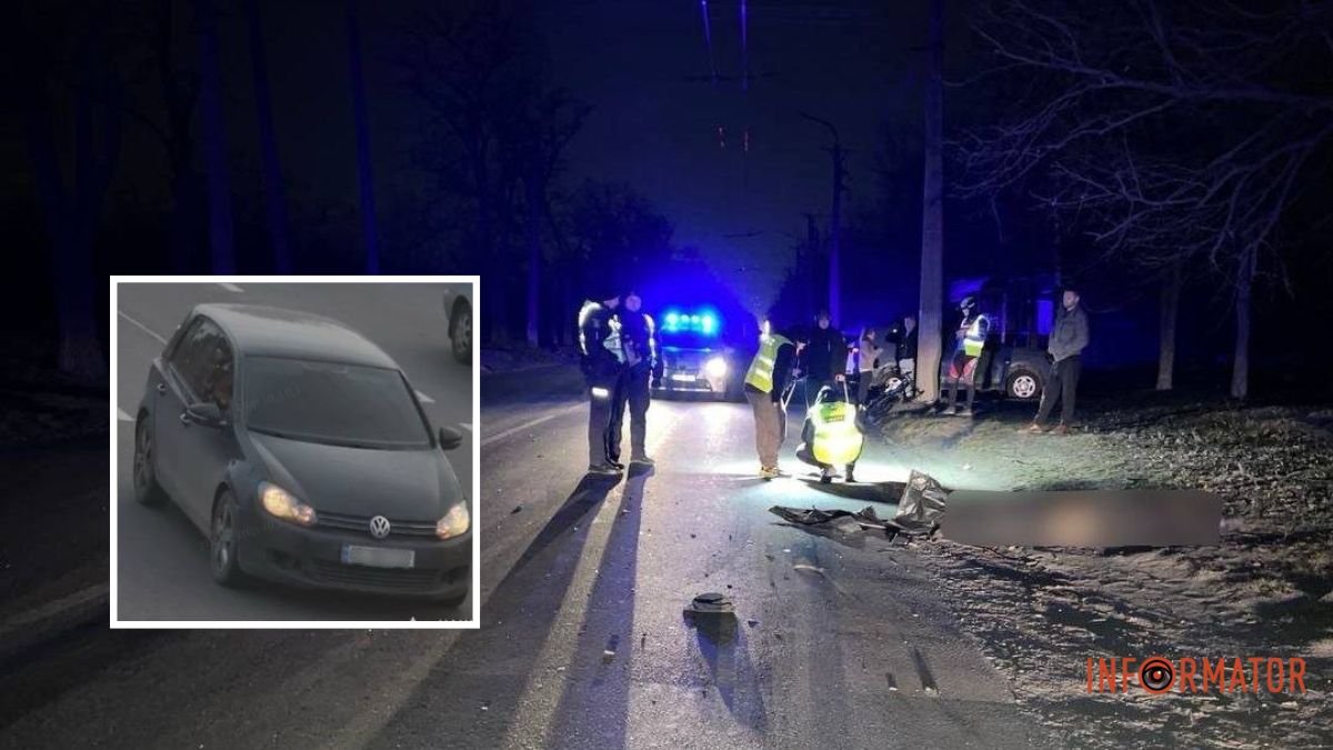 В Кривом Роге на пешеходном переходе водитель Volkswagen насмерть сбил мужчину и скрылся с места ДТП