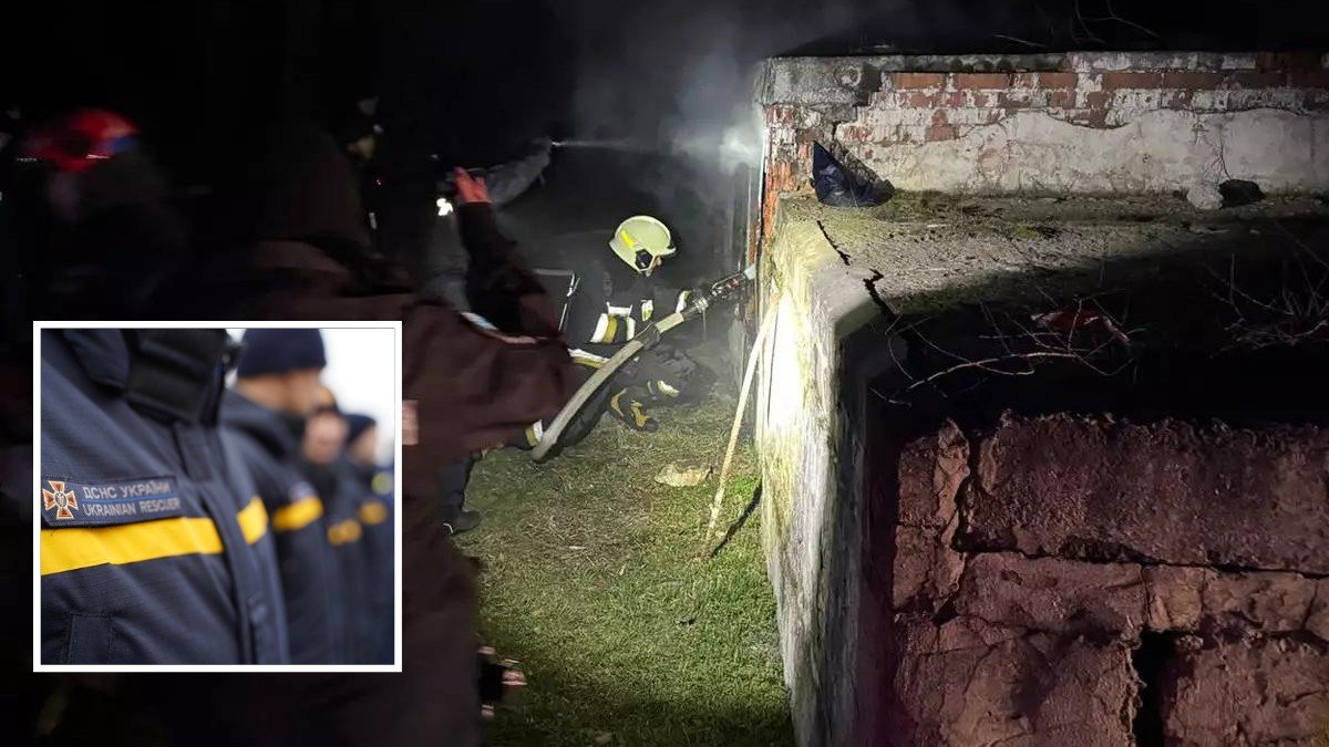 В Днепре на Набережной Победы горело здание: чрезвычайники спасли двух человек