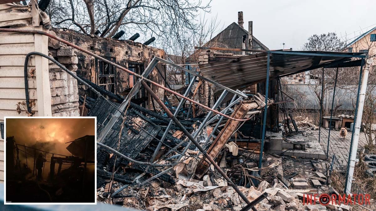Відео: у Дніпрі в Мармуровому провулку через вибух палав будинок, загинули двоє людей