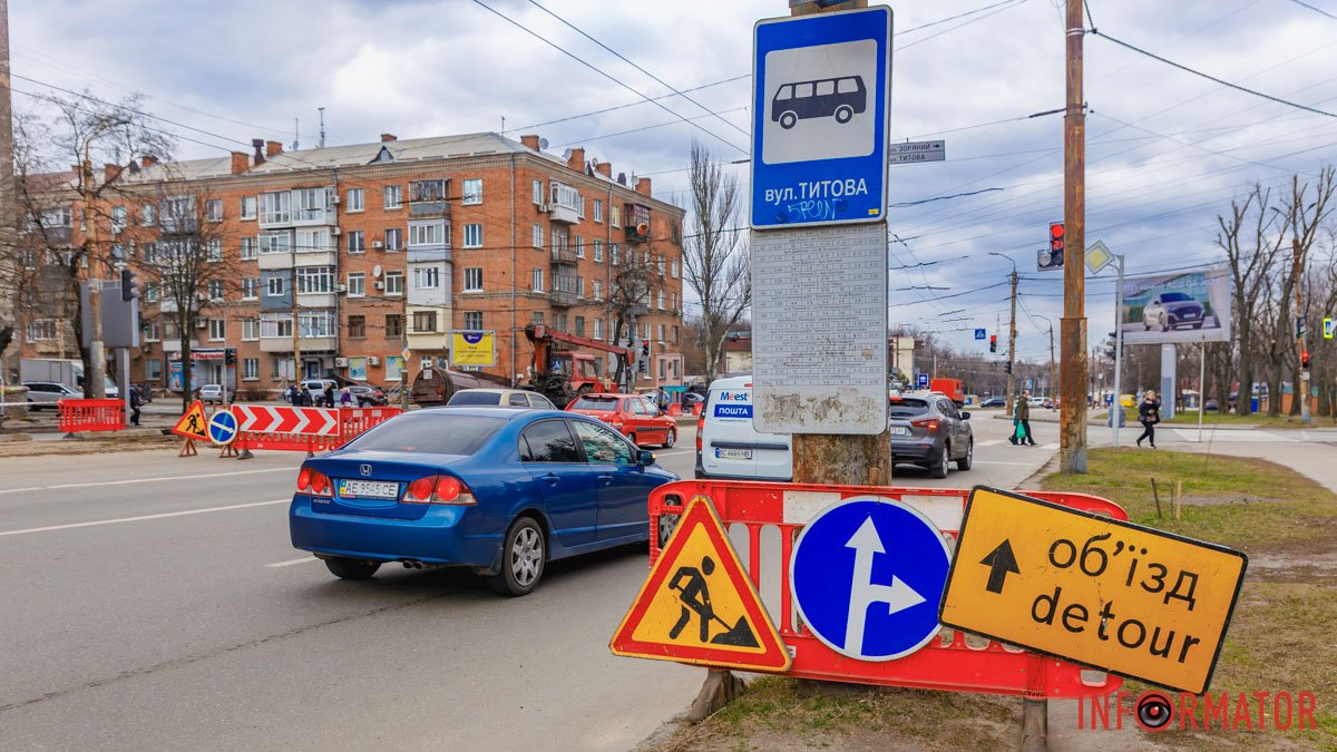 Безшпальна технологія: як у Дніпрі ремонтують трамвайні колії на проспекті Богдана Хмельницького