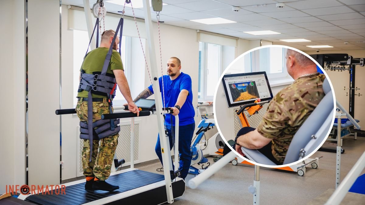 В Днепре на базе одной из больниц запустили современный реабилитационный центр для военных и гражданских