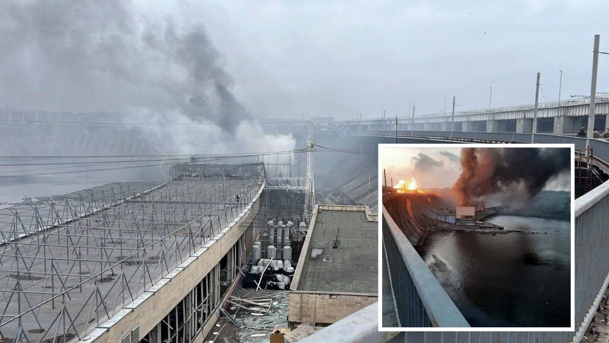 “Мы теряем станцию”: враг попал ракетами в запорожскую ГЭС, есть ли угроза прорыва дамбы