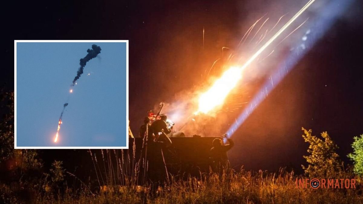 Над Днепропетровской областью силы ПВО сбили 5 "Шахедов"