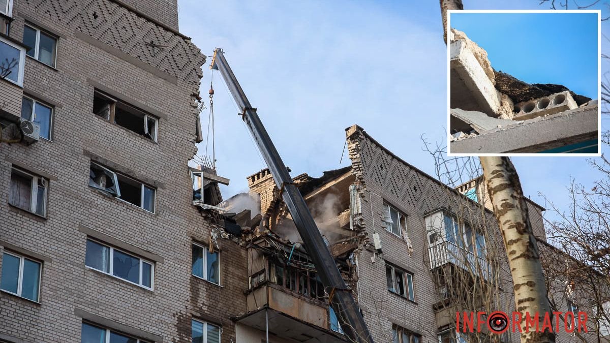 9 поверх обвалився: чи відновлюватимуть у Дніпрі будинок, який зруйнував російський “Шахед”
