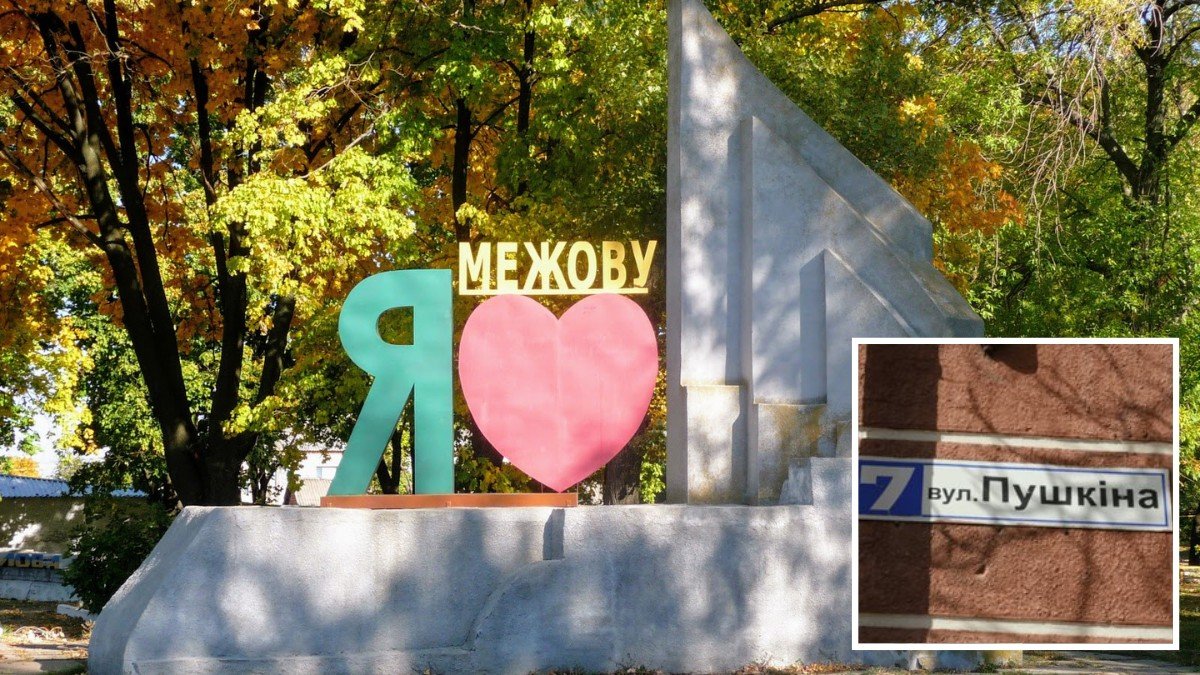 В поселке в Днепропетровской области улицу Пушкина переименовали в улицу Пушкина
