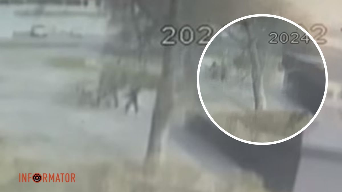 Видео момента: в Каменском тополь упал на прохожих, трое пострадавших в больнице