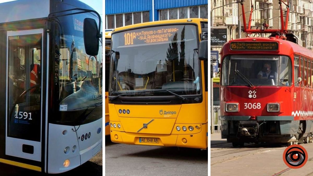 Наслідки ракетної атаки по Дніпру: масштабні зміни у роботі автобусів, трамваїв та тролейбусів