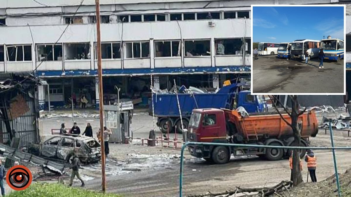 Повреждены более 50 автобусов: работает ли автовокзал в Днепре