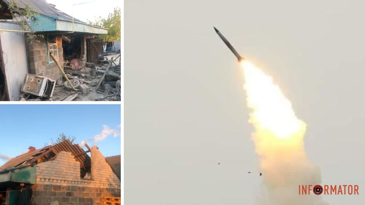 У Криворізькому, Нікопольському, Новомосковському районах лунали вибухи: сили ППО збили ворожу ракету