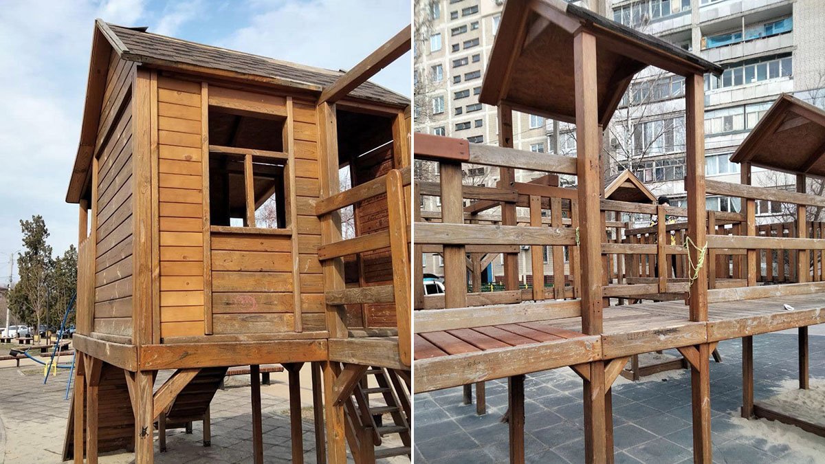 «Війні весну не спинити»: у Дніпрі відремонтували дитячі майданчики у скверах на лівому березі міста