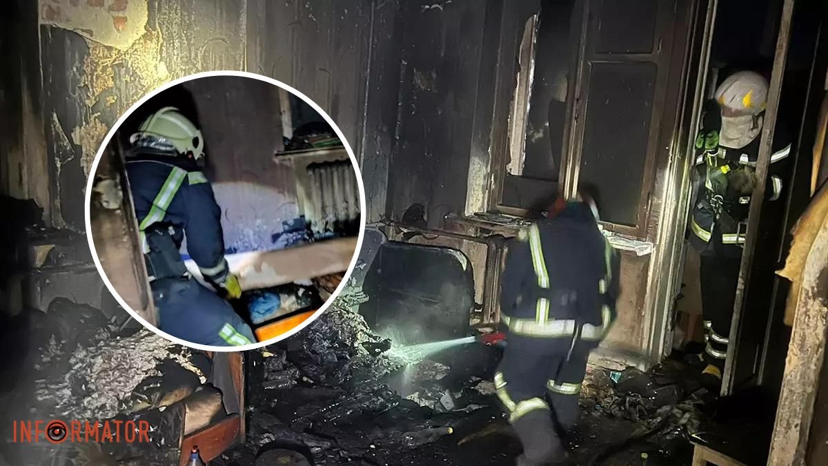 В Каменском во время ликвидации пожара в квартире нашли тело мужчины