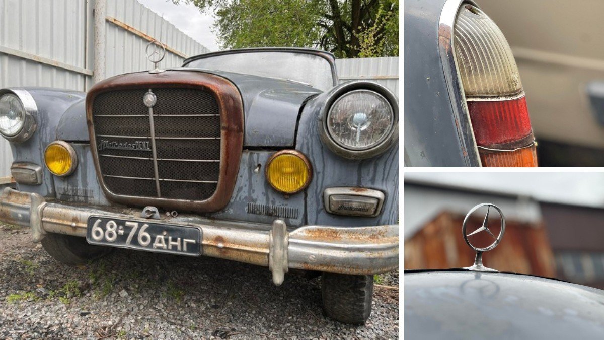 В музее "Машины времени" в Днепре появился редкий Mercedes: ищут информацию об истории нового экспоната