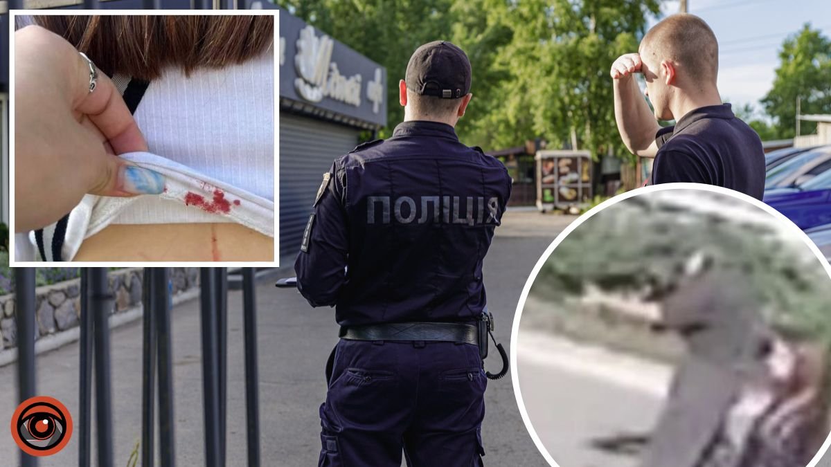 В Днепре на Ломовском возле кафе Mirvari 14-летняя девушка стреляла в 17-летнюю: видео момента