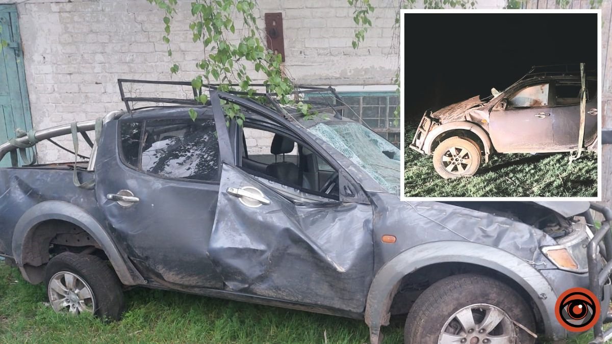 Владелец оставил авто на ремонт: в Днепропетровской области двое мужчин угнали и разбили в ДТП Mitsubishi