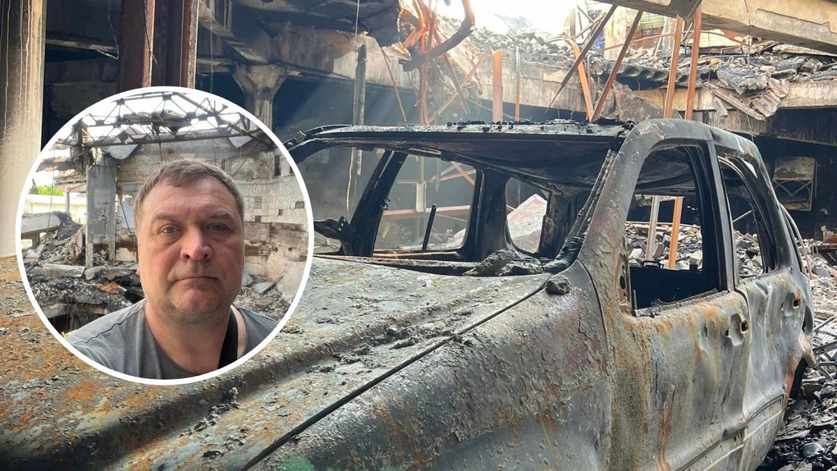 До музею "Машини Часу"  у Дніпрі передали Mercedes, який згорів внаслідок ворожого удару
