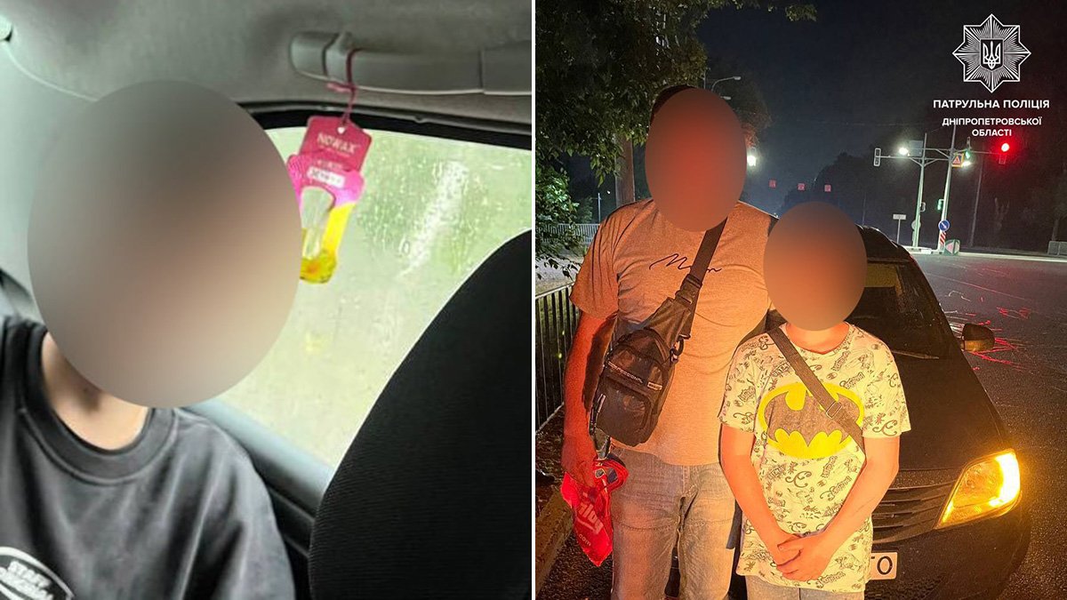 В Днепре 13-летний парень сел за руль Dacia Logan и катал 12-летнего товарища